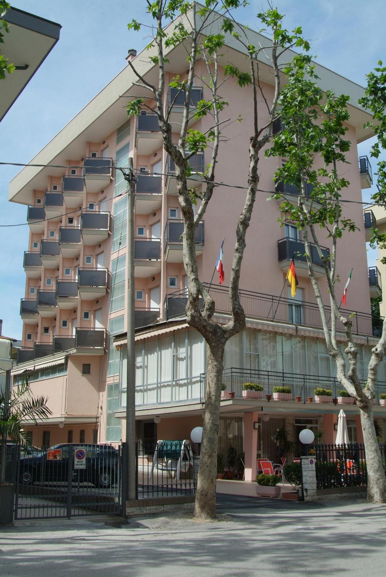 Hotel Euromar リミニ エクステリア 写真