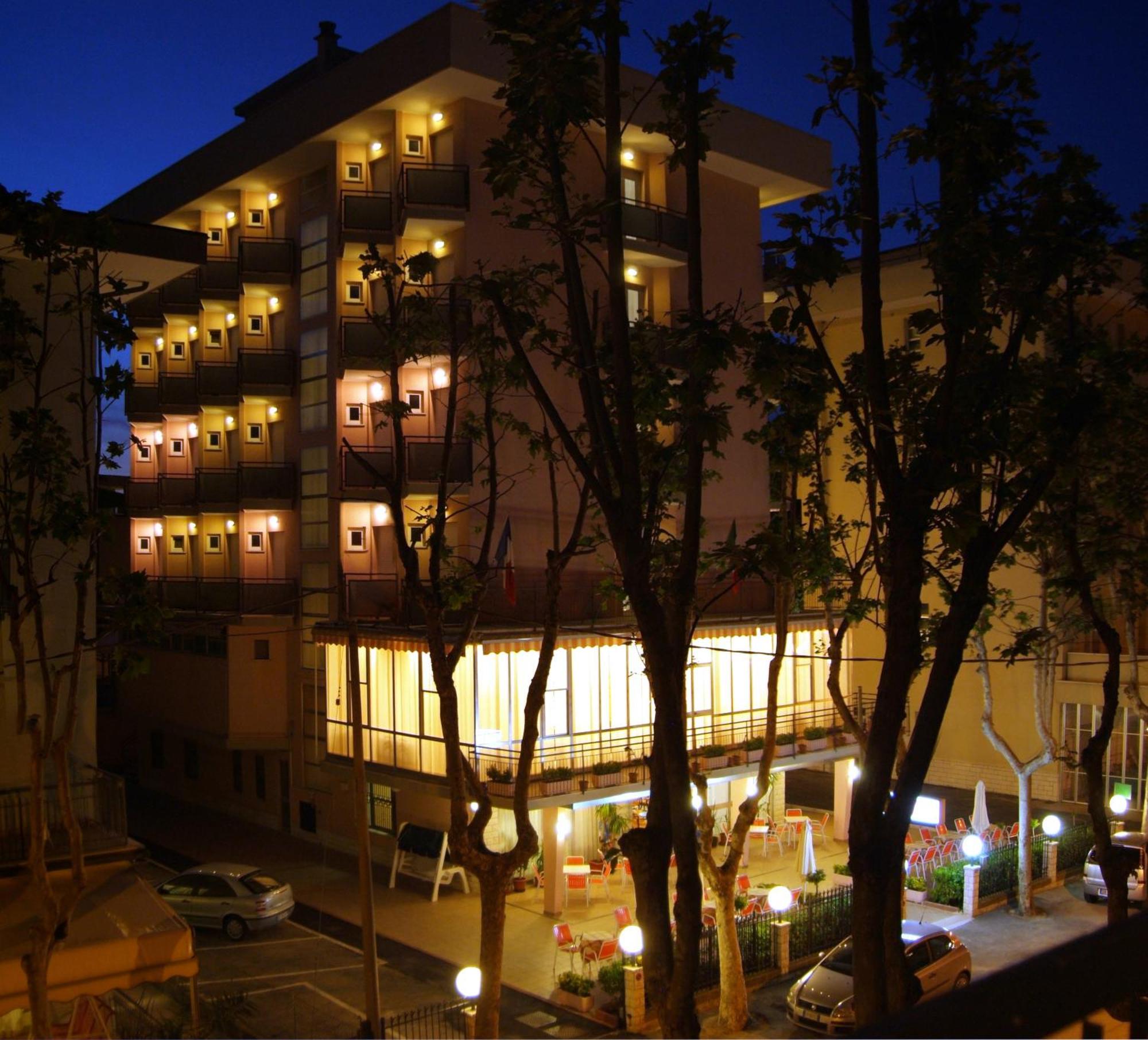 Hotel Euromar リミニ エクステリア 写真