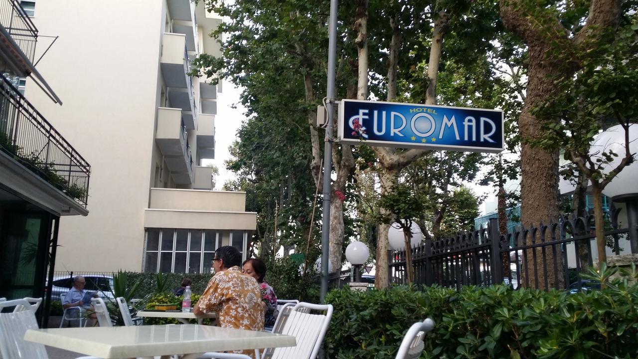Hotel Euromar リミニ エクステリア 写真