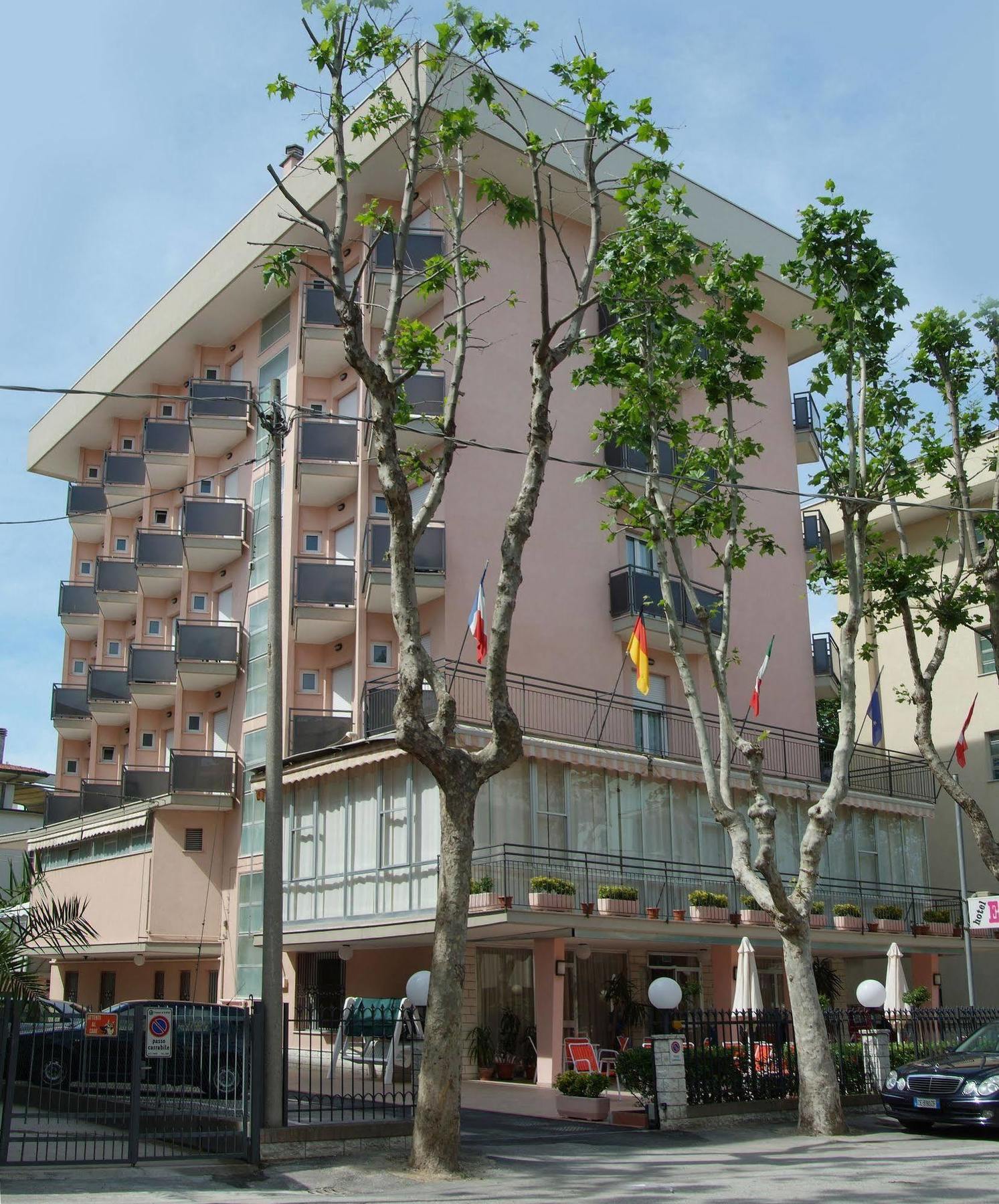 Hotel Euromar リミニ エクステリア 写真